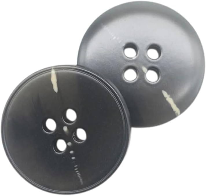 23mm 20 Pcs Resin 4 Hole Buttons Flatback Round Sewing Buttons Bulk For Shirts Suits Coats DIY Craft - Image 2